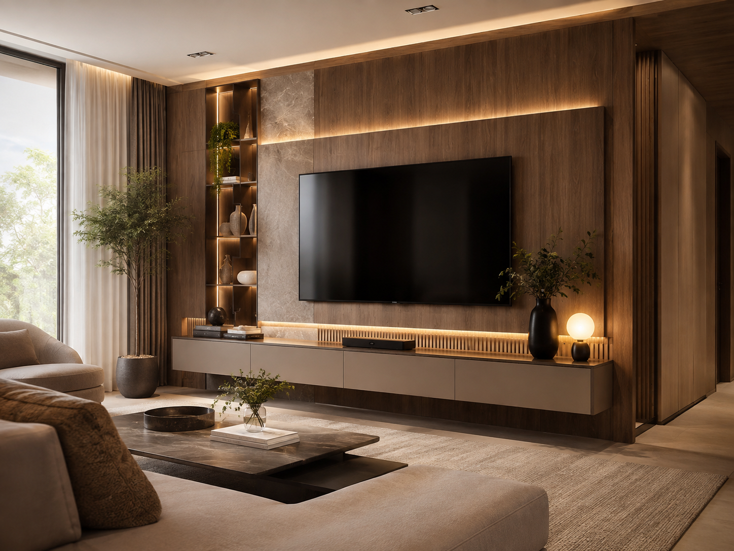 Conforto, organização e personalidade para receber e relaxar.